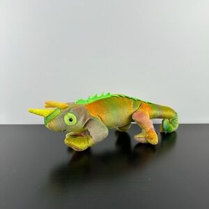 Douglas Cuddle Toys RARE Jackson Rainbow Chameleon 10” #3745.1 Iguana Plush